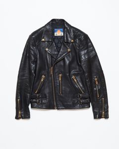 945-78TJ08-5 / ライダースジャケット（ブラック）カウレザー