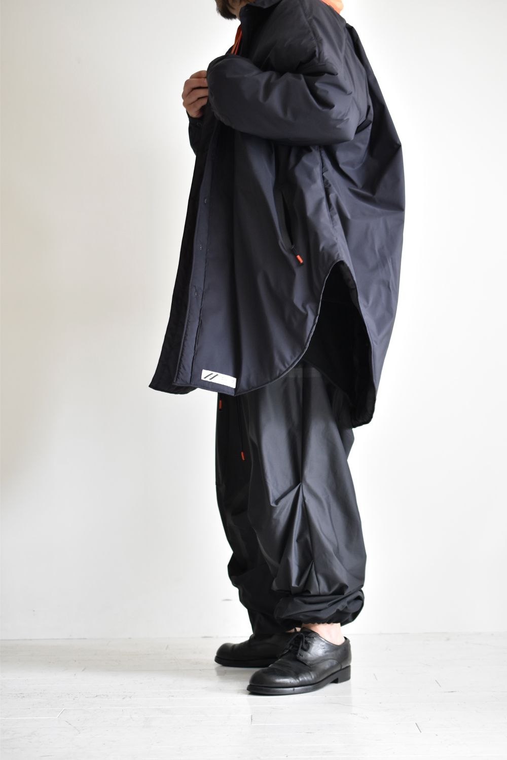 BAGGY RIP-STOP PANTS c/#1 BLACK
