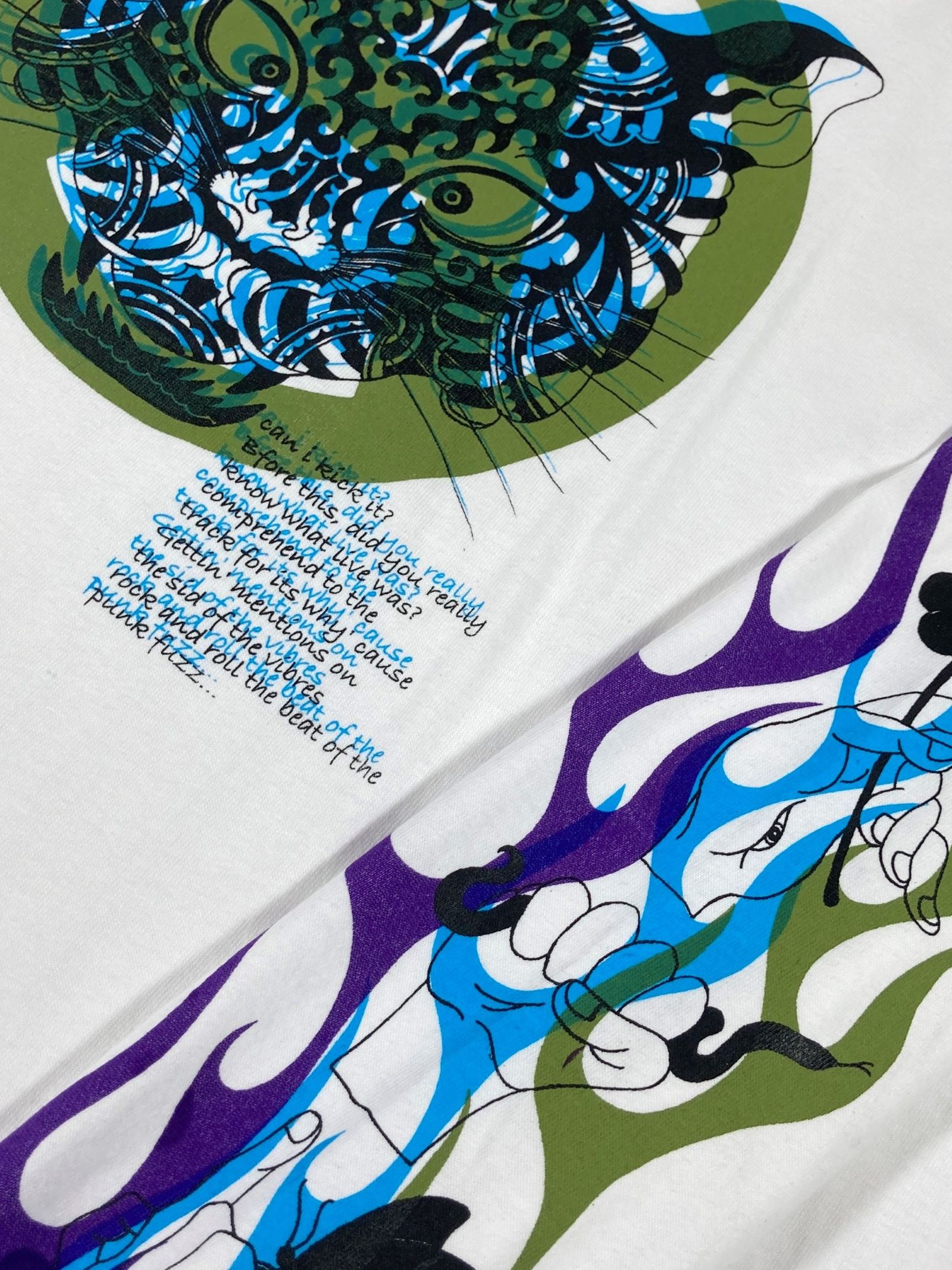 「予約商品」yamaneko anarchy symbol L/S T-shirt "white"