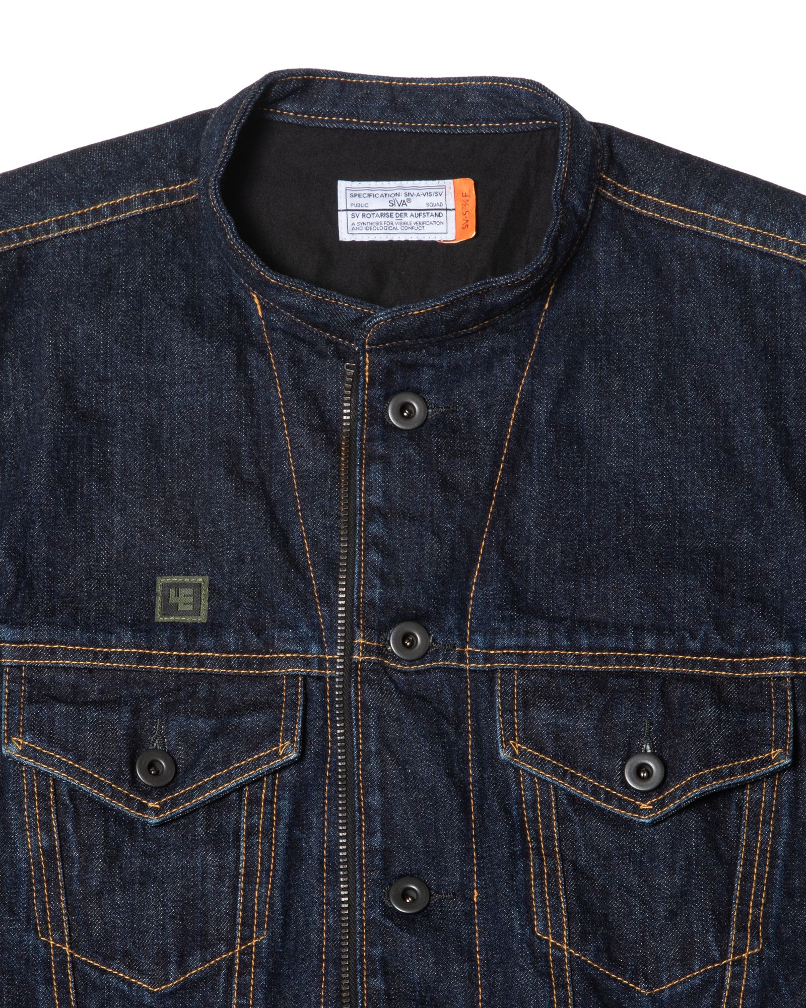 「予約商品」DENIM GS-MK2 COMBAT OVERSIZED JACKET / col: BLACK