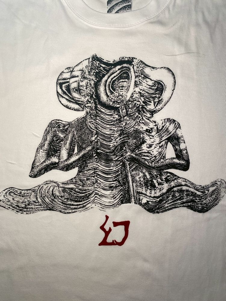【受注生産】HALLUCINATION CLUB "ZATAI effect T-shirts" WHITE  (satoshi ito)