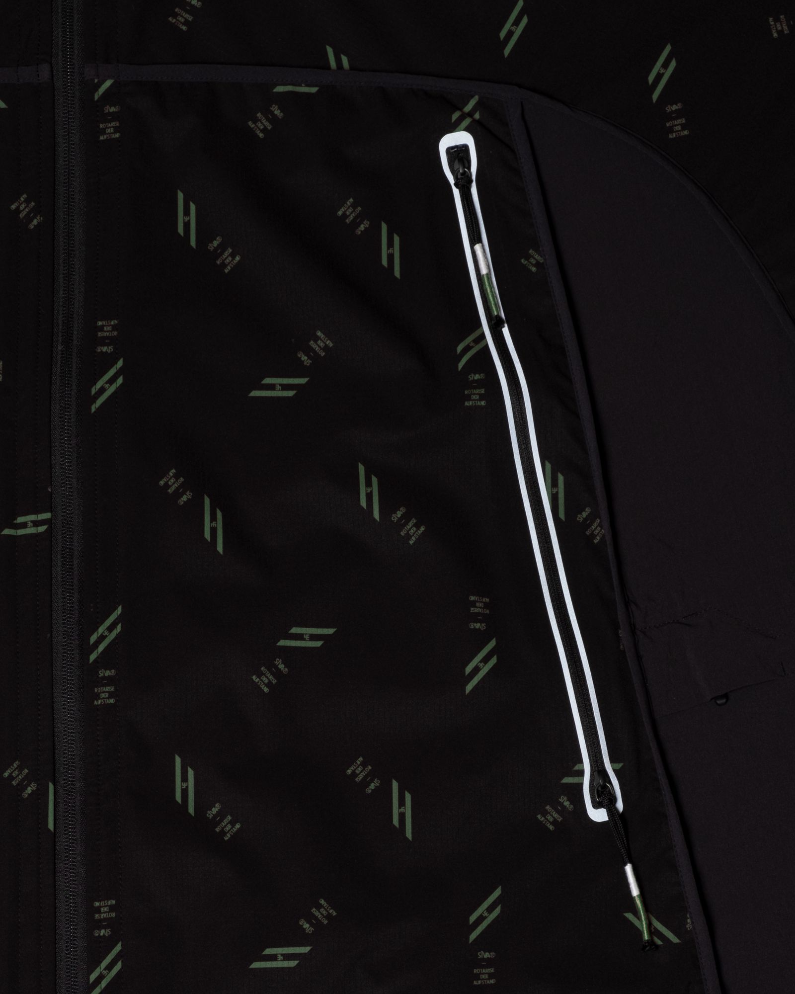 「予約商品」DOT-AIR PIPING OVERSIZED LONG HOODIE / col: BLACK