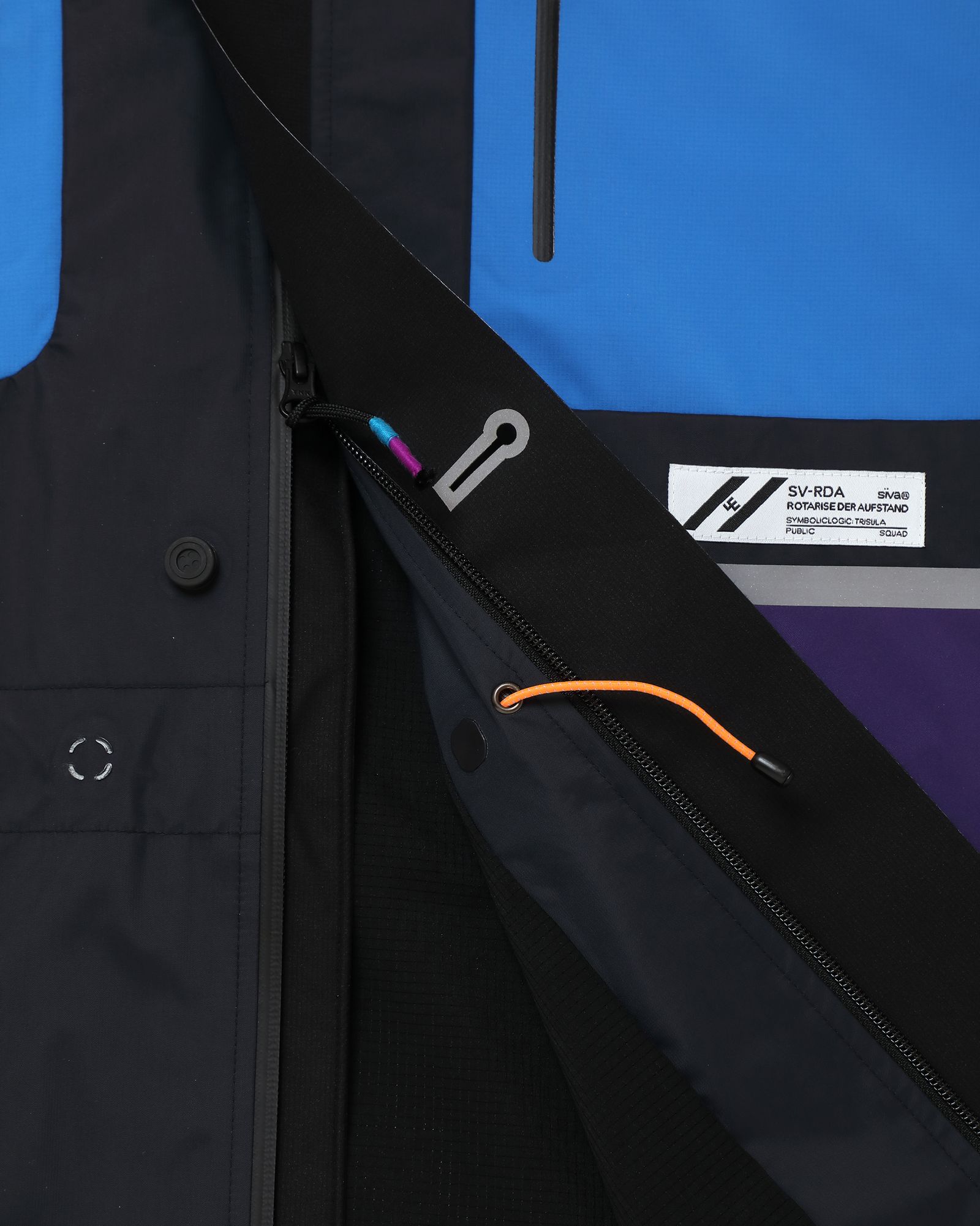 「予約商品」MULTI-PANEL HOVER WIDE JACKET # c/BLACK_base