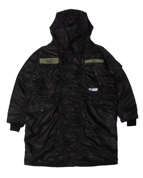 「予約商品」N-3B OVERSIZED LONG COAT / col: BLACK