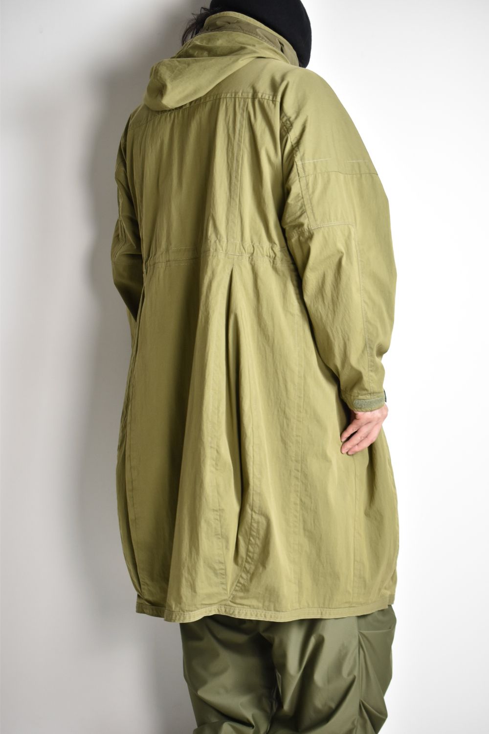 FLIGHT BALLOON WIDE LONG COAT c/#2 KHAKI