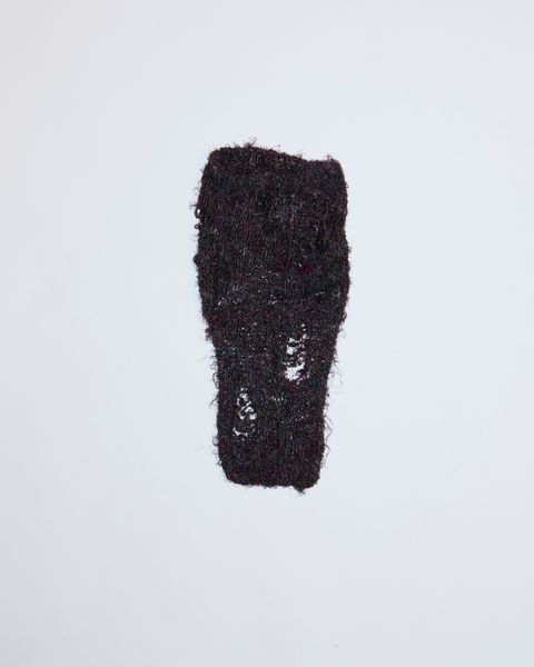 クラッシュ ニット ネックウォーマー (Black, Red) / 945-79TKN36-1