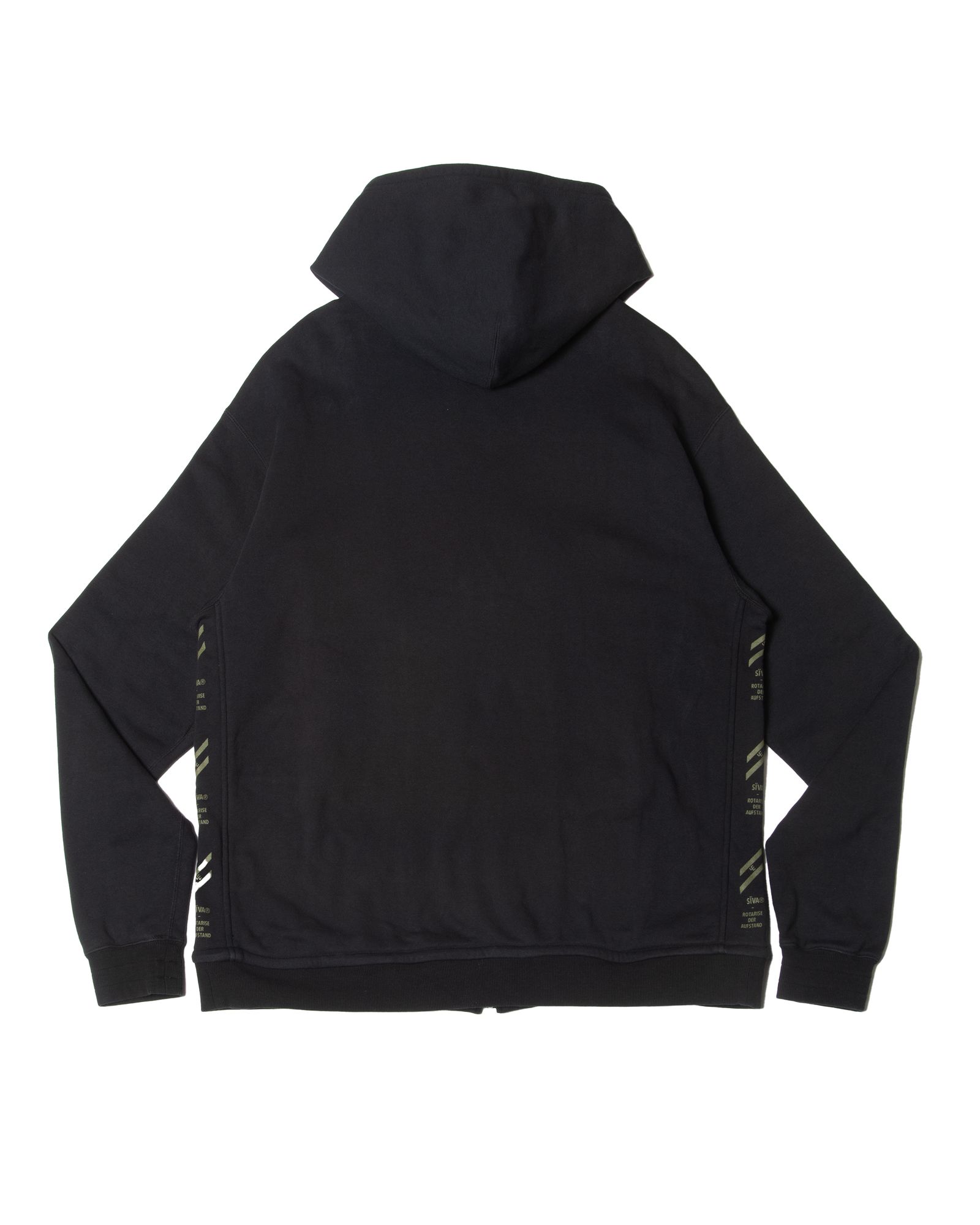 「予約商品」LOWCHEST-PKT ZIP JOGGER LOOSE-FIT HOODIE / col: BLACK