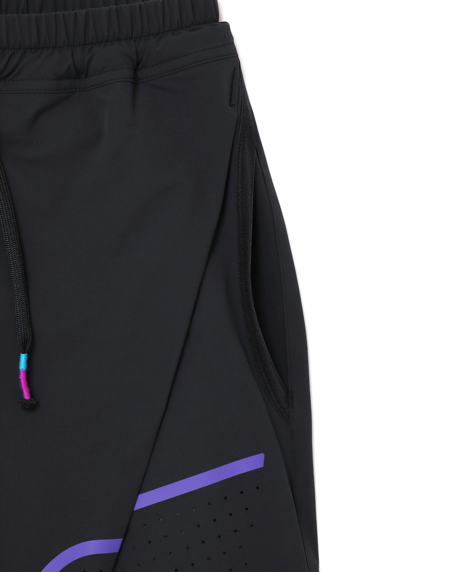 「予約商品」ONE-PLEATS NYLON PANTS # c/BLACK