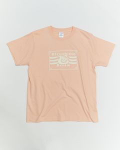 Hiroshima Denim ロゴTEE (APRICOT)