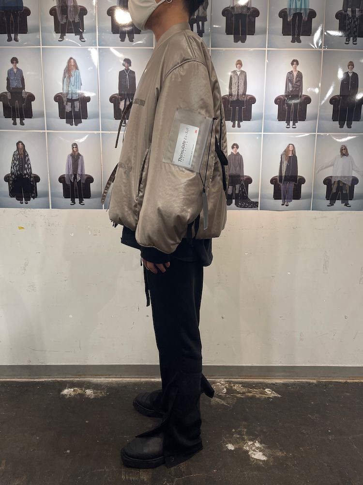 CORPSE PACKED FLIGHT JACKET / フライトジャケット (Black, Greige)
