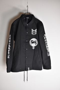 "HAZE別注" 般若心経コーチジャケット BLACK