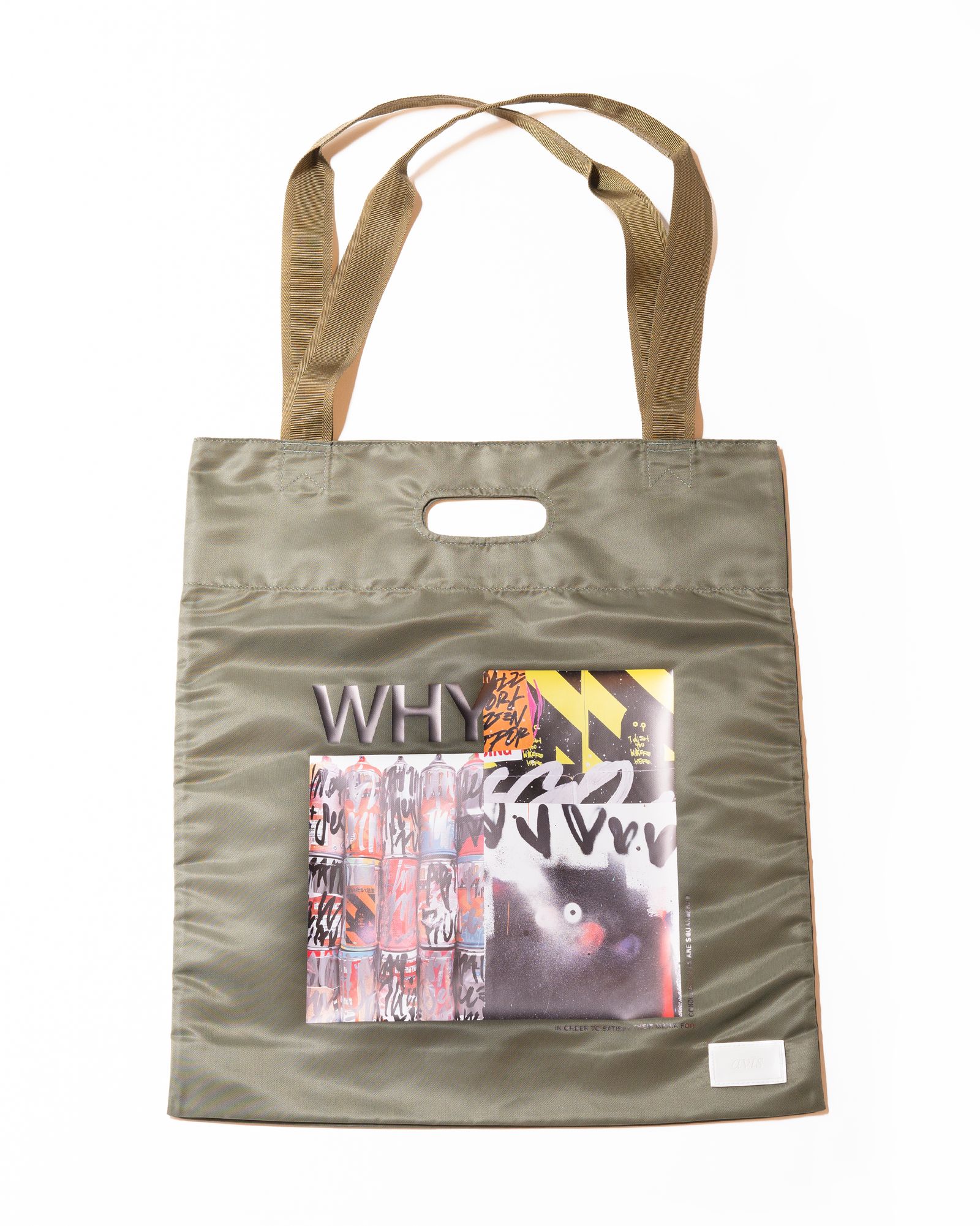 WHY x RATFACE LP TOTE BAG / col: OD