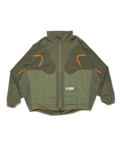 「予約商品」DOLMAN WIDE NYLON JACKET # c/KHAKI
