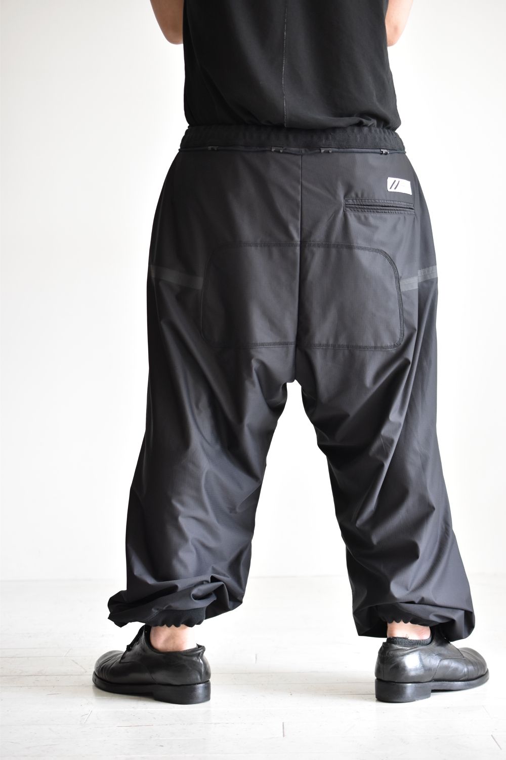 BAGGY RIP-STOP PANTS c/#1 BLACK