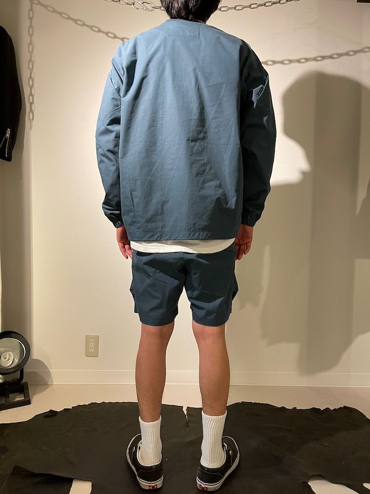 WILDTHINGS x POLIQUANT PROTECTED COMMON UNIFORM S/L PANTS // SOLOTEX®FIBER THE SPECS / ショートパンツ（Silver Navy）