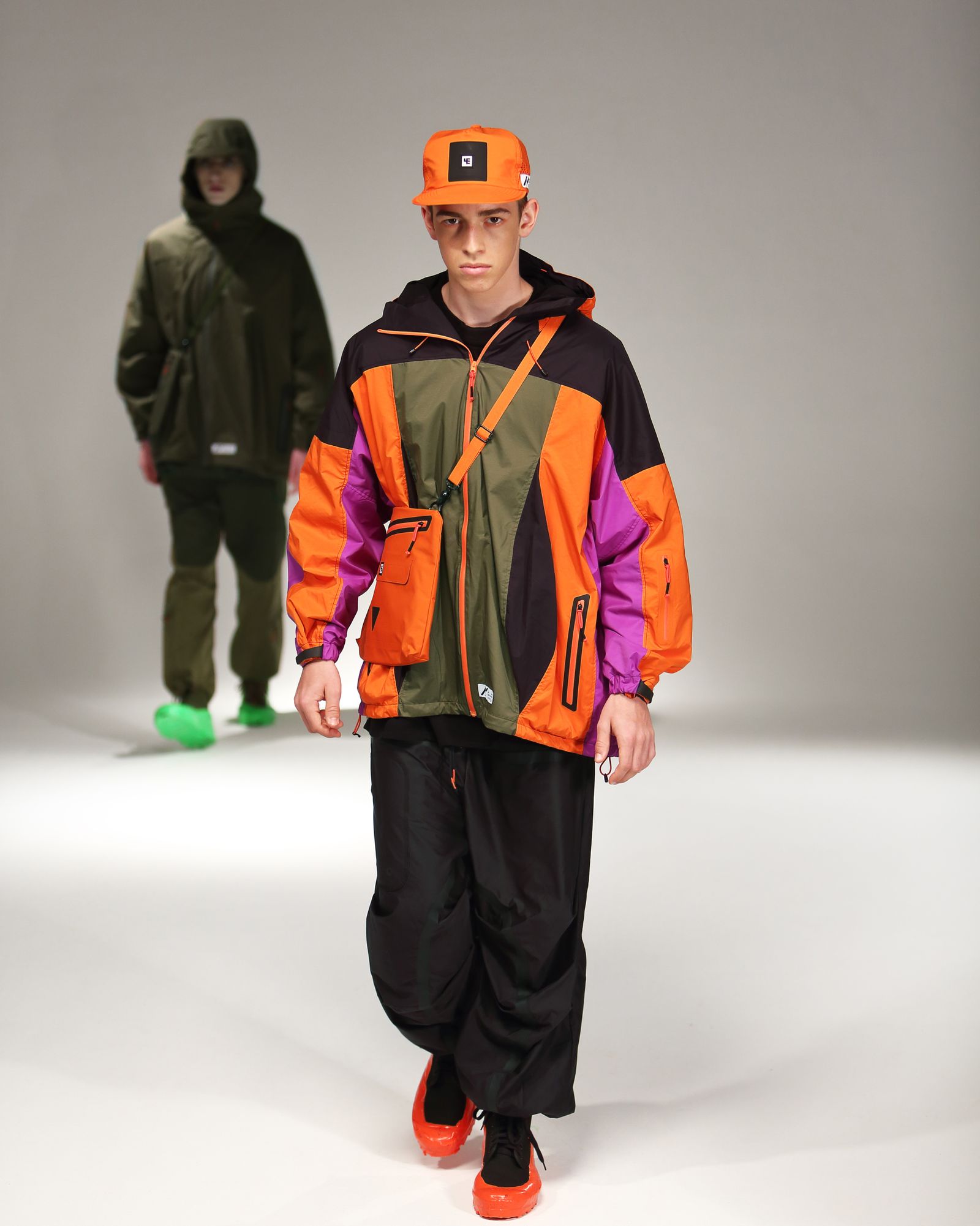 MOUNTAIN BALLOON WIDE JACKET c/#3 ORN X PPL