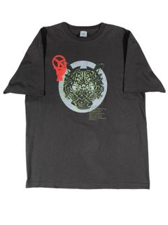 「予約商品」yamaneko anarchy symbol S/S T-shirt "sumi"