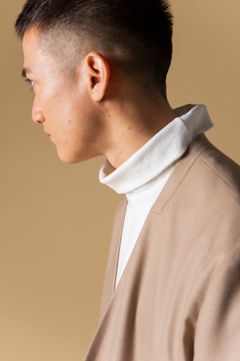 TURTLE NECK L/S T-SHIRT (WHITE)