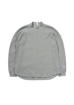 THE BIG WAFFLE MOCKNECK PULLOVER / モックネック プルオーバー（GREY）