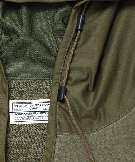 DRAW CODE HOODED PULL JERSEY c/#2 OD