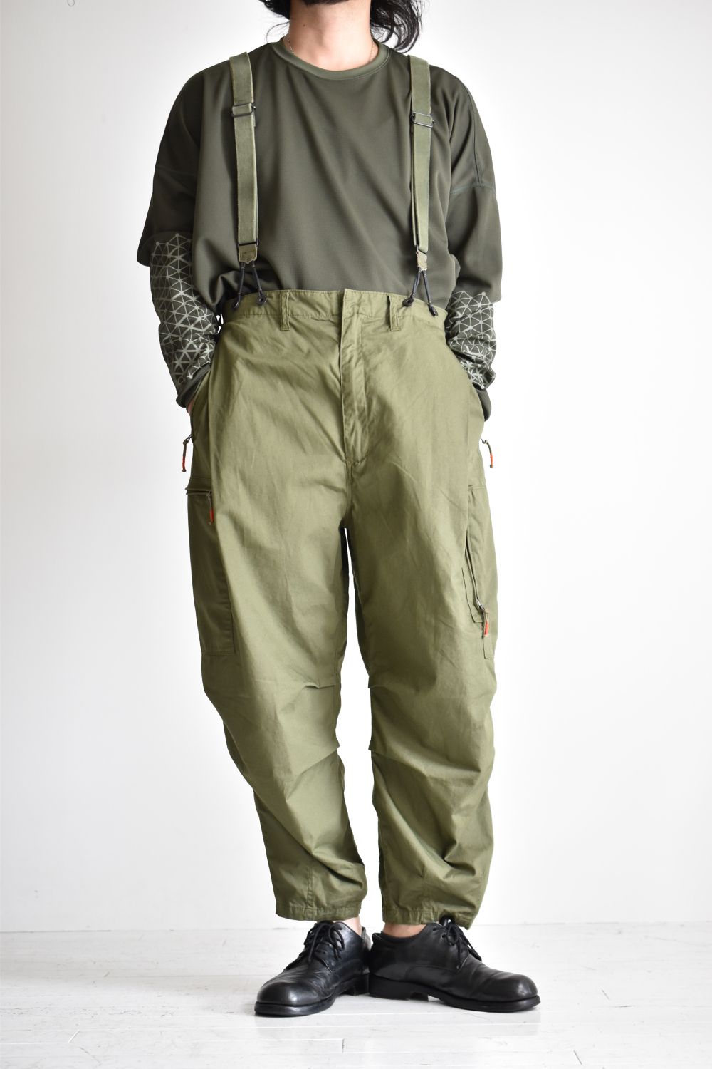 FLIGHT PLEATED SUSPENDER TROUSERS c/#2 OD