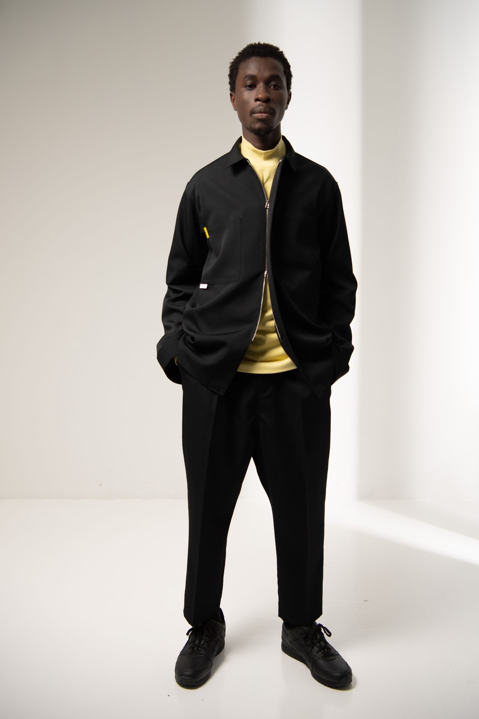 「予約商品」ZIP SHIRT (BLACK)