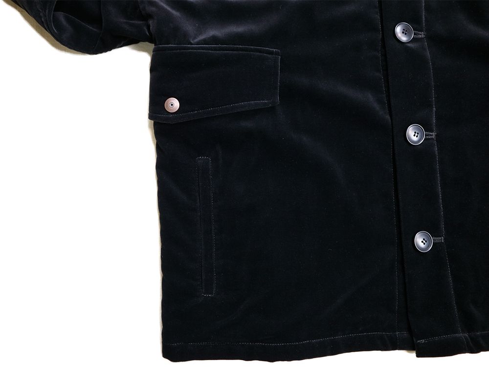 VELVET MIL JACKET (BLACK)