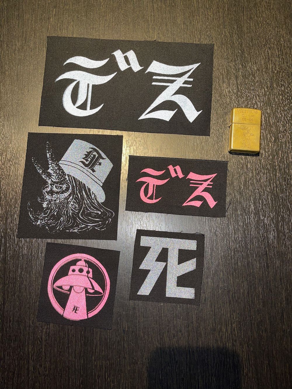 デスパターンズ2020 冬"NO MAD NUMSKULL" リフレクター死布パッチセット  02