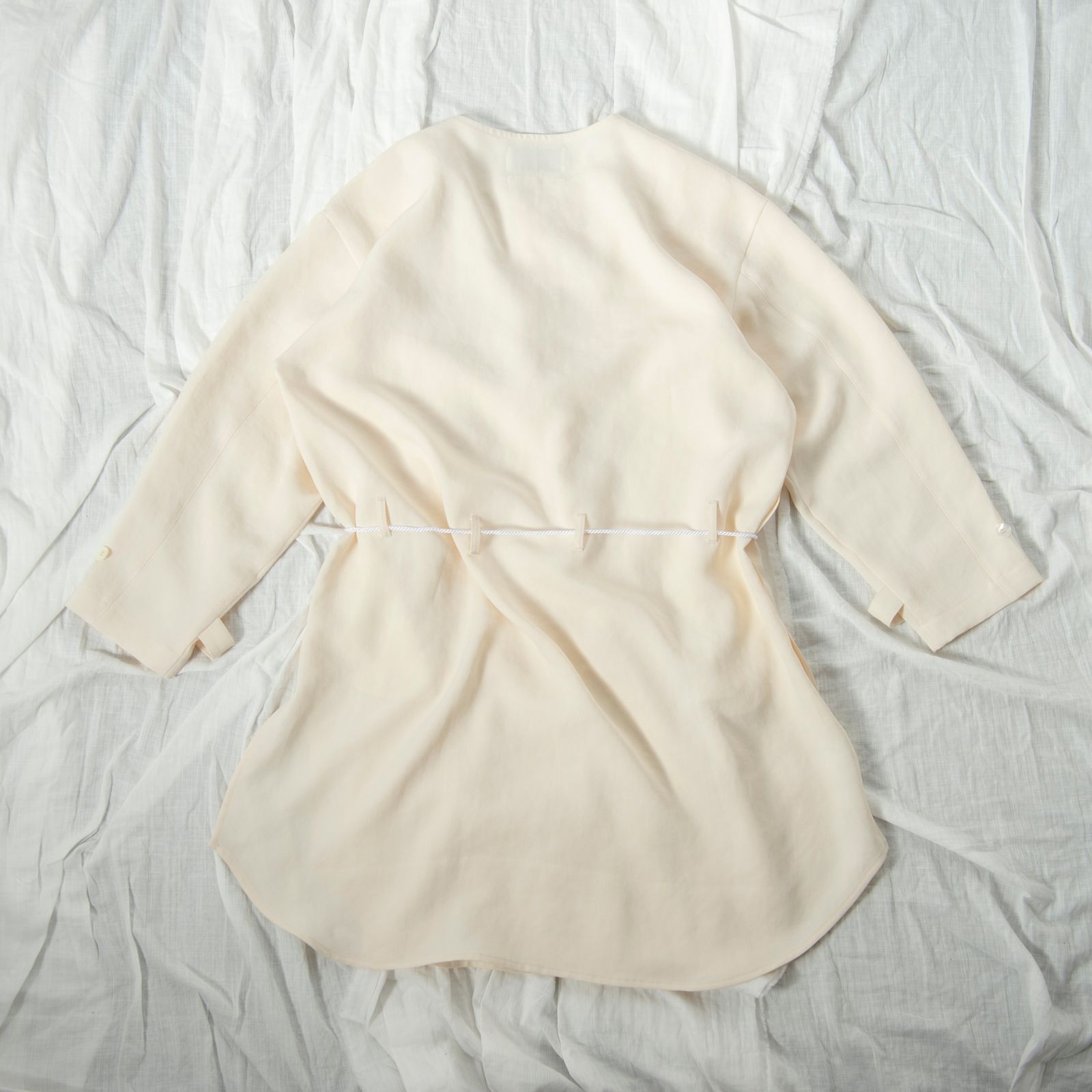 「予約商品」DOUBLE OXFORD TUNIC (WHITE)