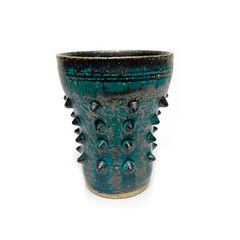 CORN STUDS BEERCUP "TURQUOISE" -陶器タンブラー-