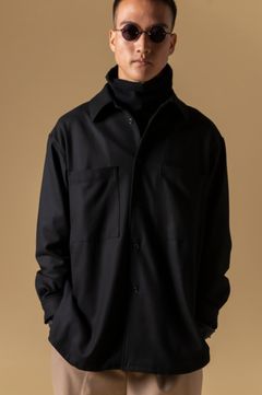 OVERSIZED HEAVY SHIRT (BLACK)