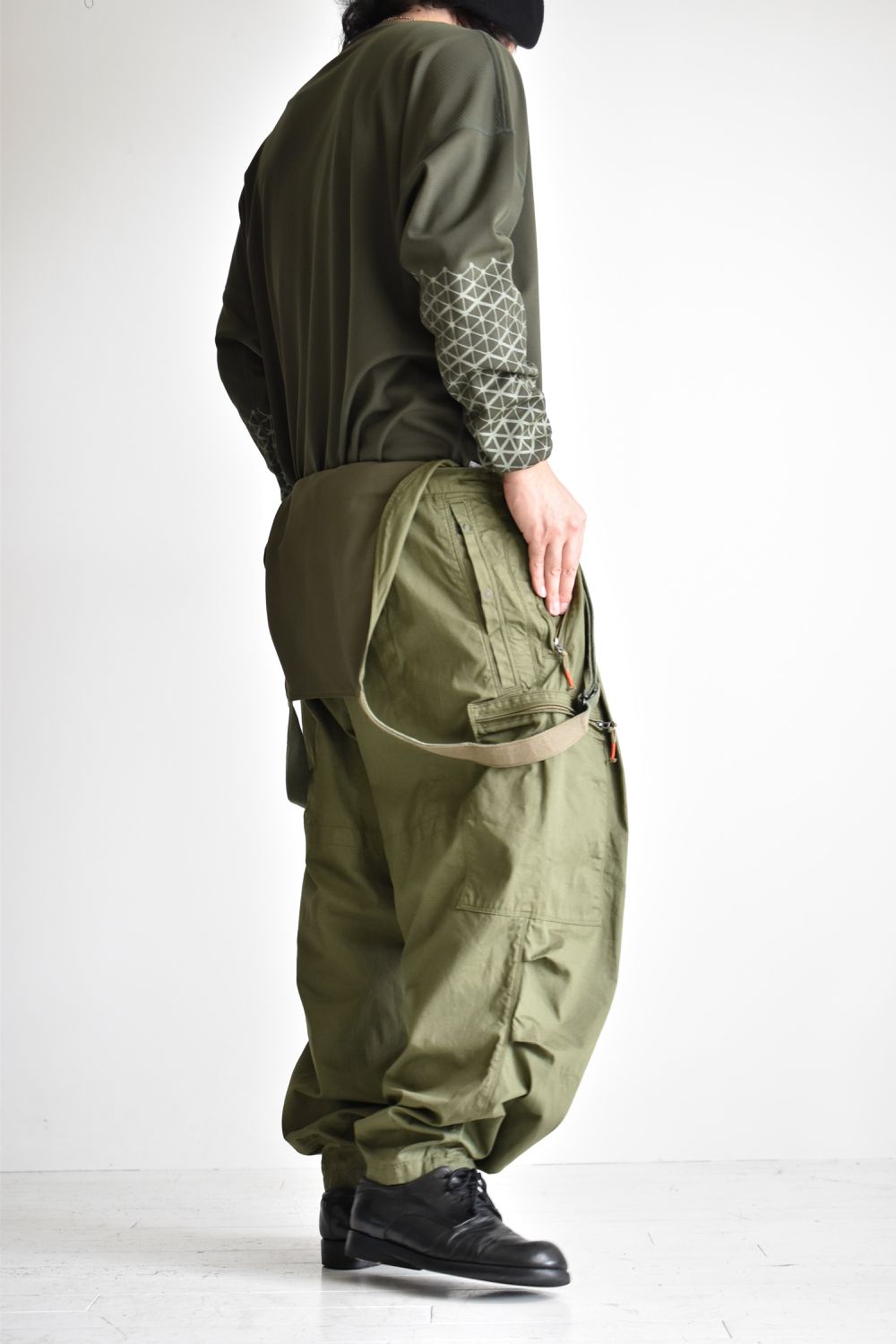 FLIGHT PLEATED SUSPENDER TROUSERS c/#2 OD
