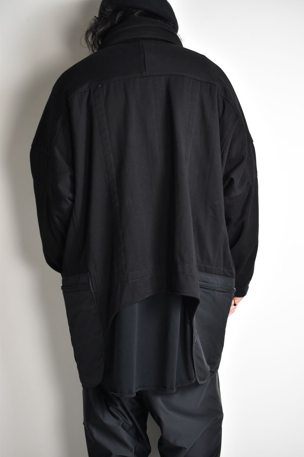 AIRBORNE SMOCK JUMP WIDE JACKET c/#1 BLACK