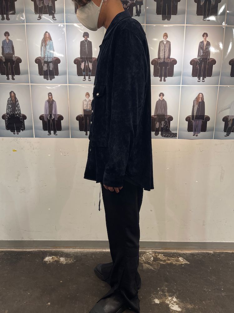 MORISSON’S LAYERED SHIRT / ベスト レイヤード コーデュロイシャツ (Black, MIntgreen, White)