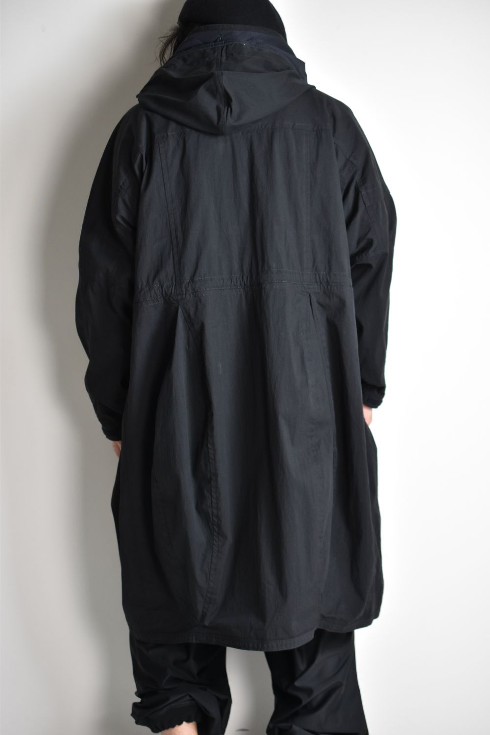 FLIGHT BALLOON WIDE LONG COAT c/#1 BLACK