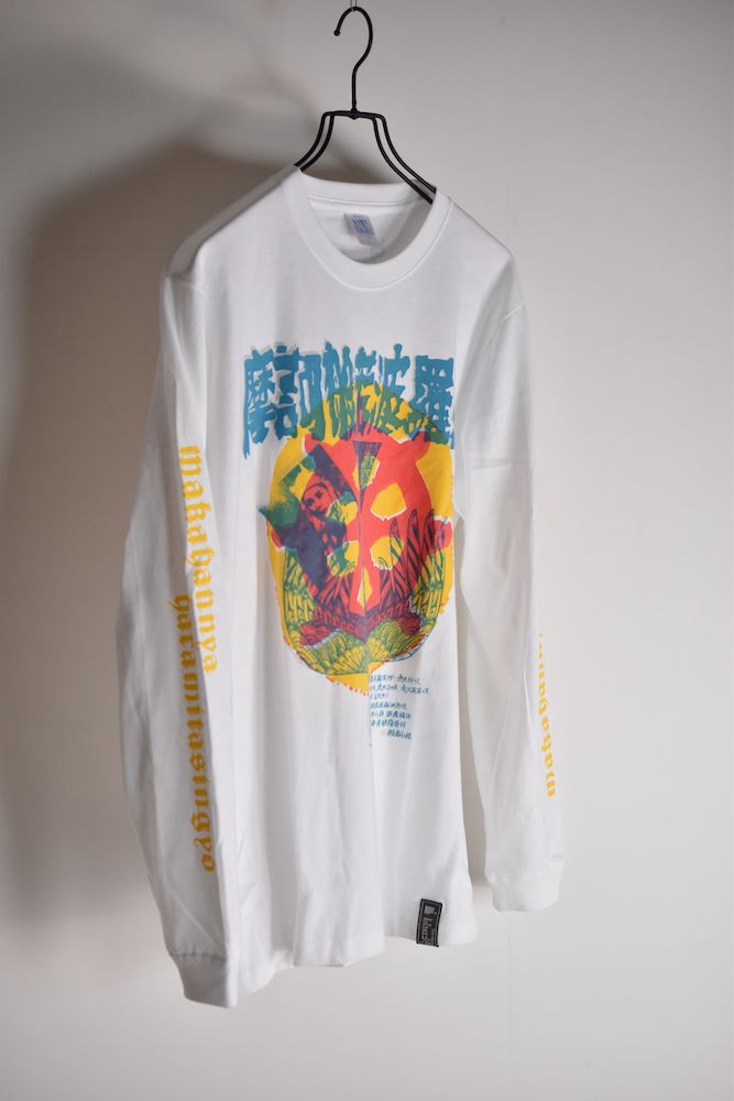 "HAZE別注" 般若心経ロンTEE     WHITE