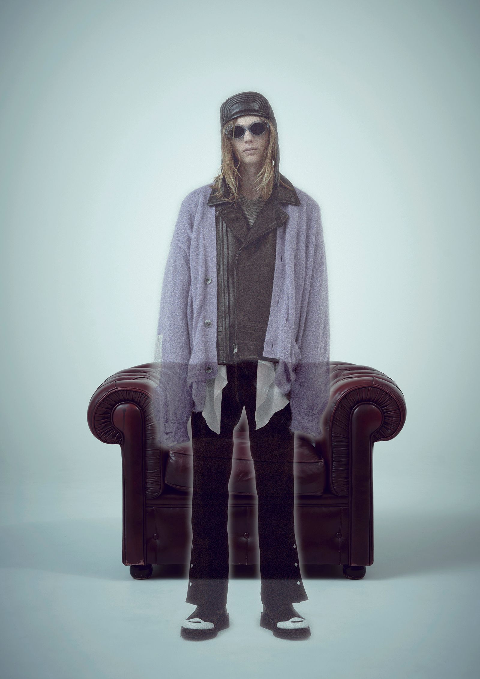 WESTERN WRANCHER DRESS PANTS / ポリエステルツイル パンツ (Black, Purple)