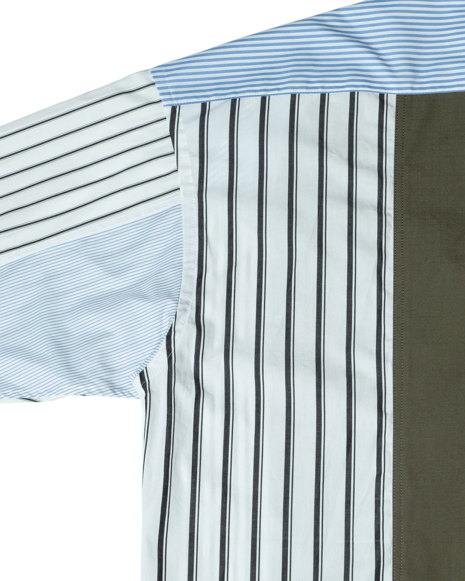 「予約商品」JUNGLE-FATIGUE OVERSIZED STRIPE SHIRTS / col: OD_base