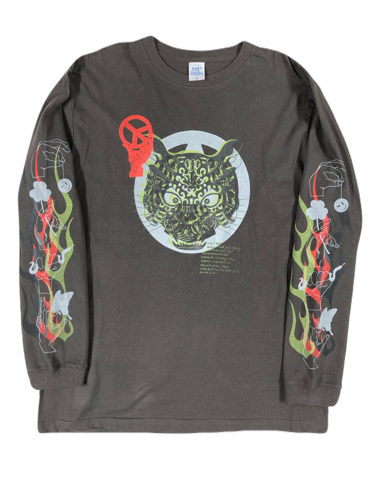 Tシャツ・カットソー YOUHEE YOUHEE MESH LONG SLEEVE 5BNY620 Utusiyo（ウツシヨ）の「mesh long sleeve 澆薄（Tシャツ