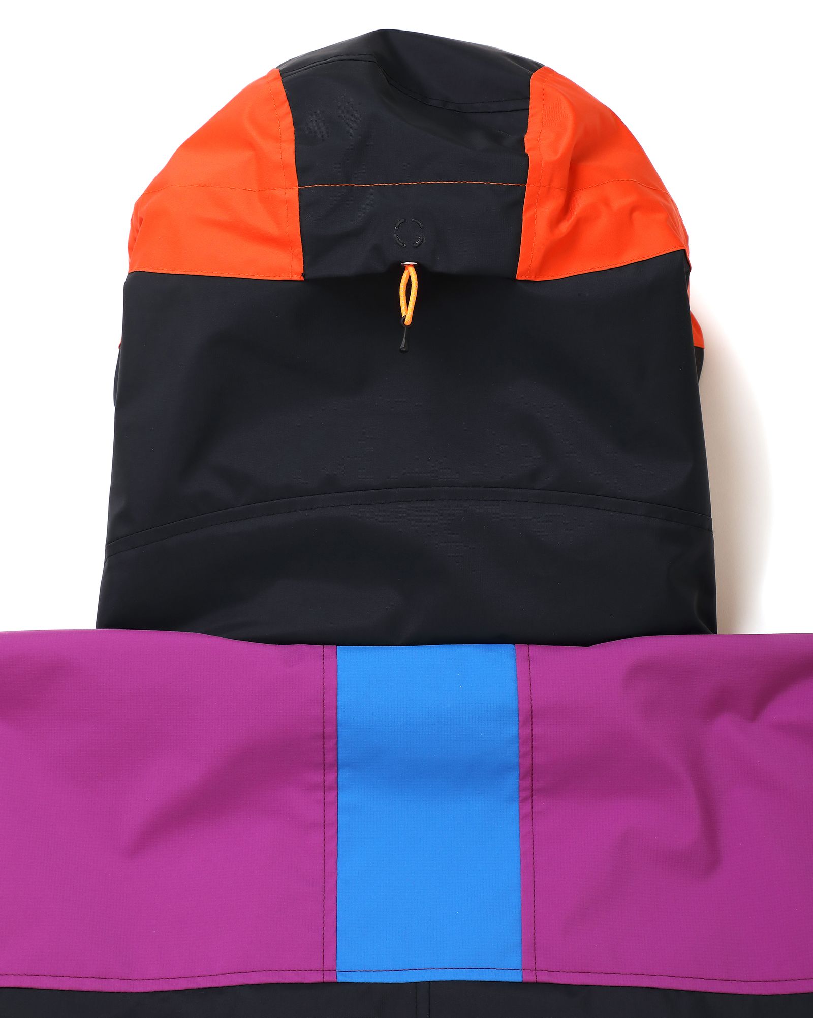 「予約商品」MULTI-PANEL HOVER WIDE JACKET # c/BLACK_base