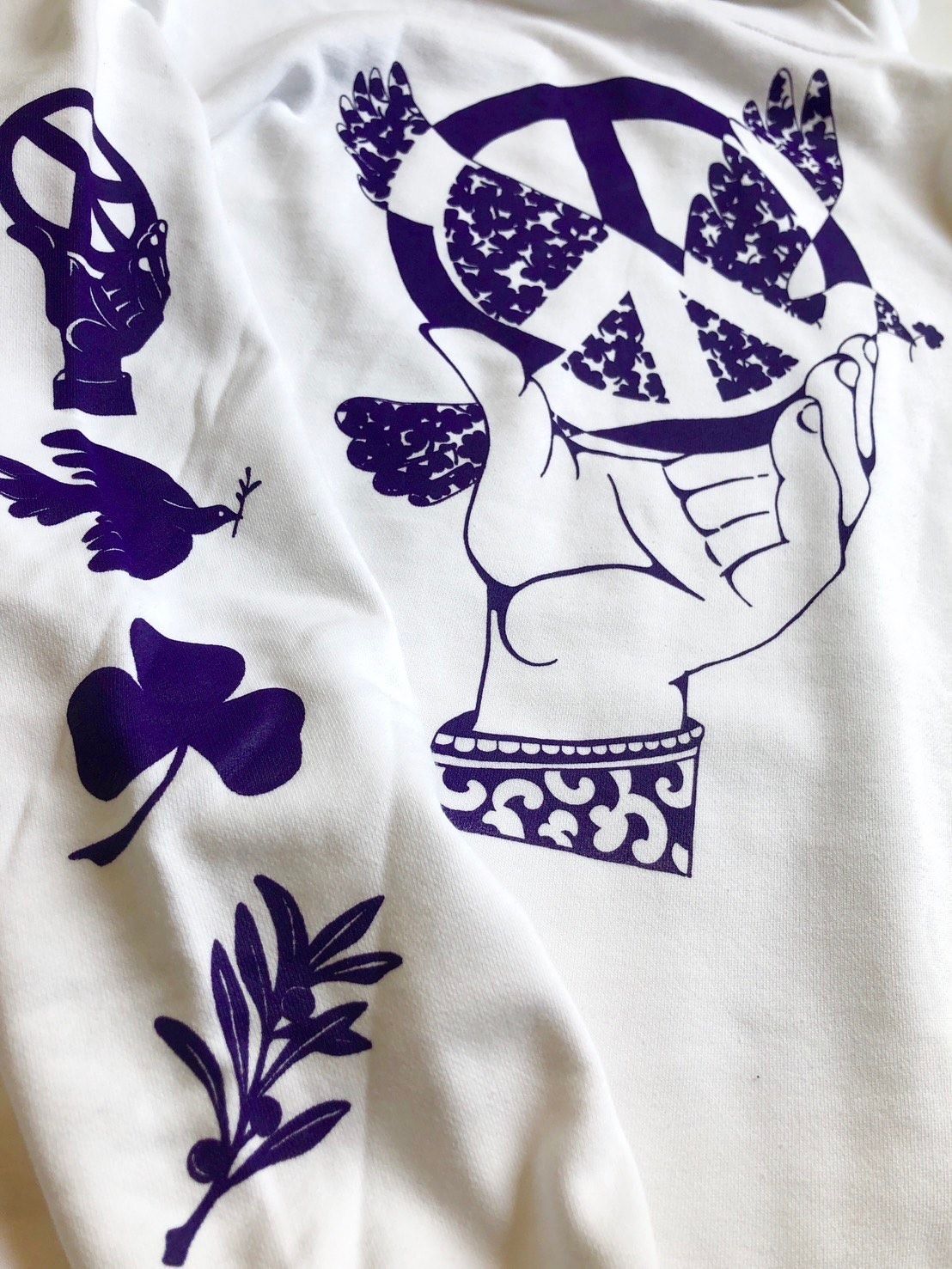 「予約商品」clockwork peace symbol 【hoodie】01