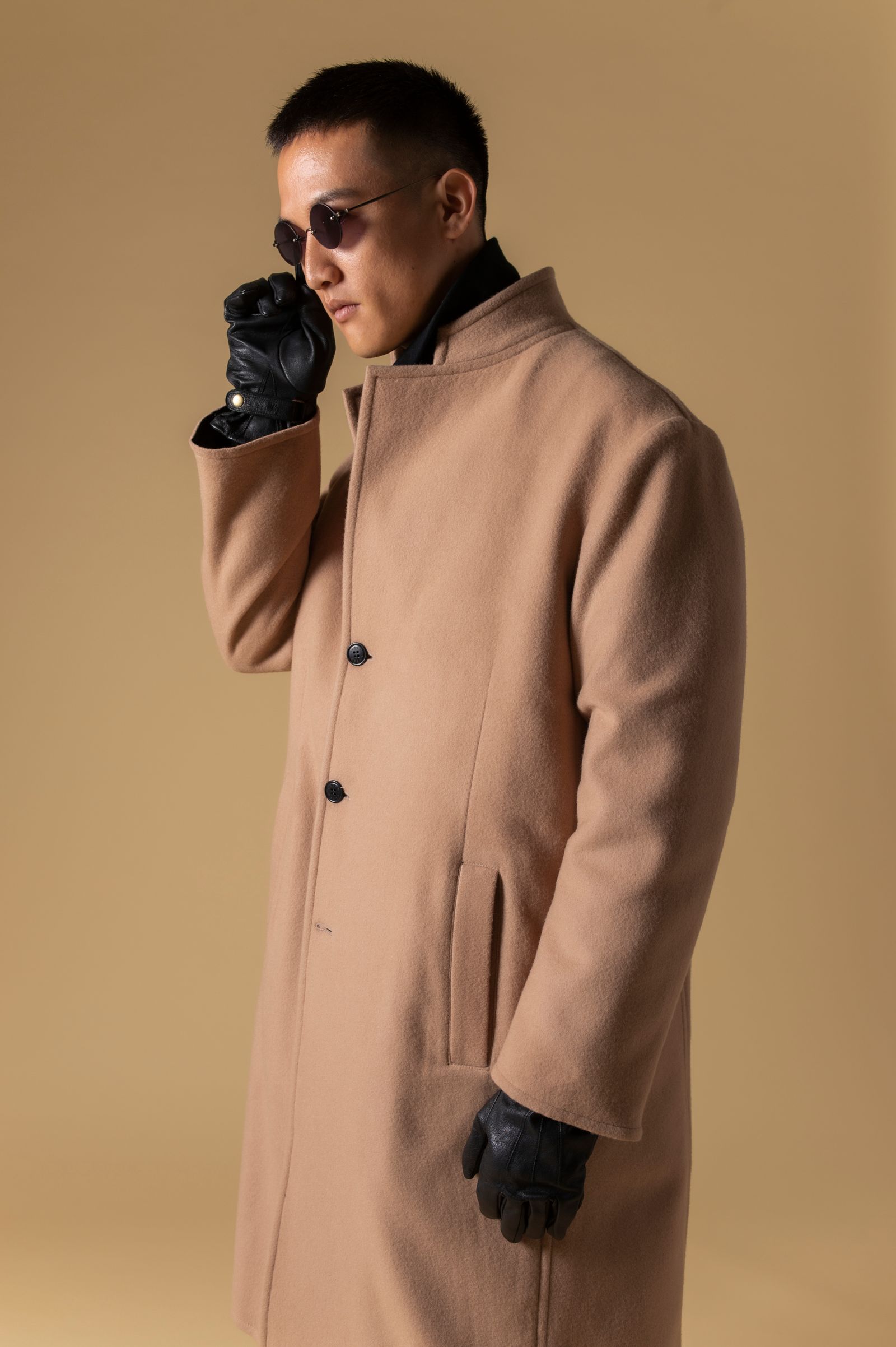 WOOL BEAVER 98 COAT (BEIGE)
