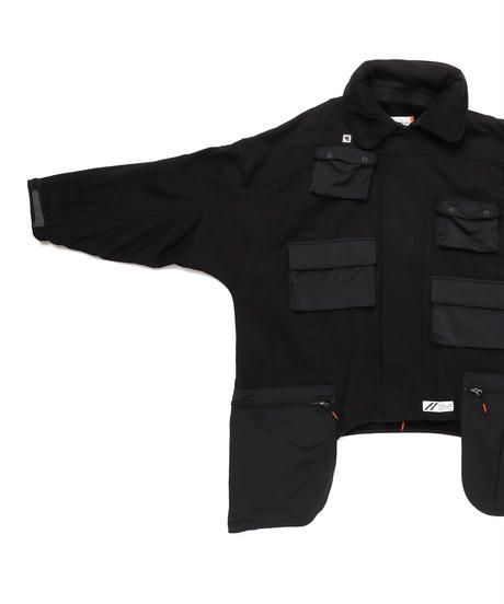 AIRBORNE SMOCK JUMP WIDE JACKET c/#1 BLACK