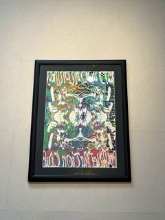 【一点もの】HALLUCINATION CLUB / アートポスター 03 (ZONZAI) / 額装済み