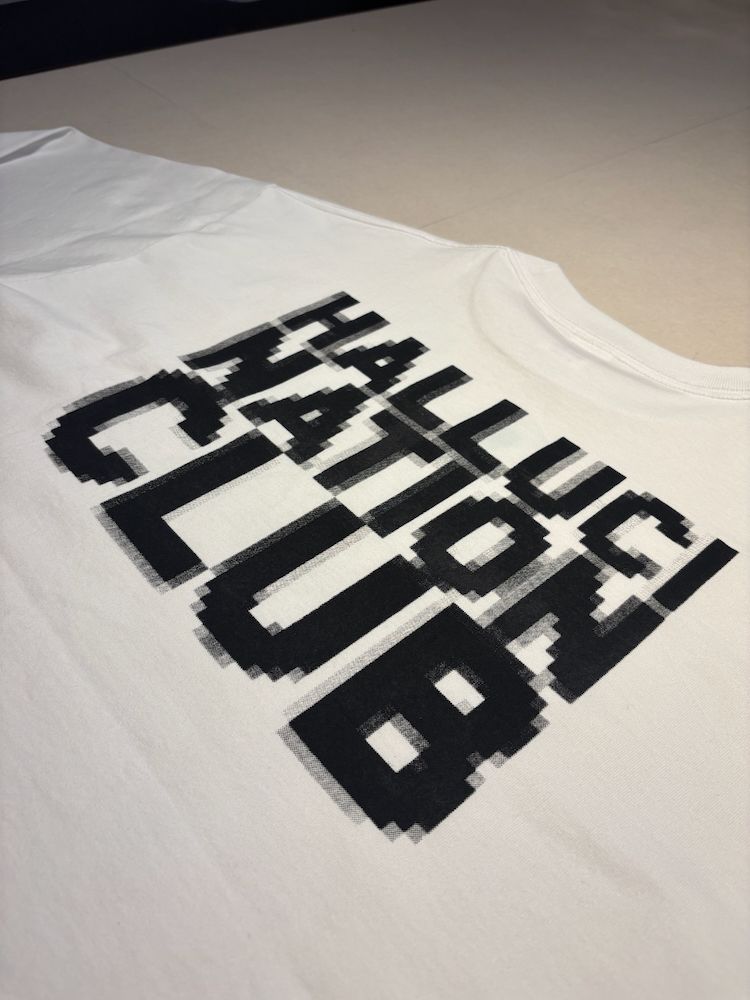 【受注生産】HALLUCINATION CLUB "自転車男" LONG SLEEVE WHITE (TENKI)