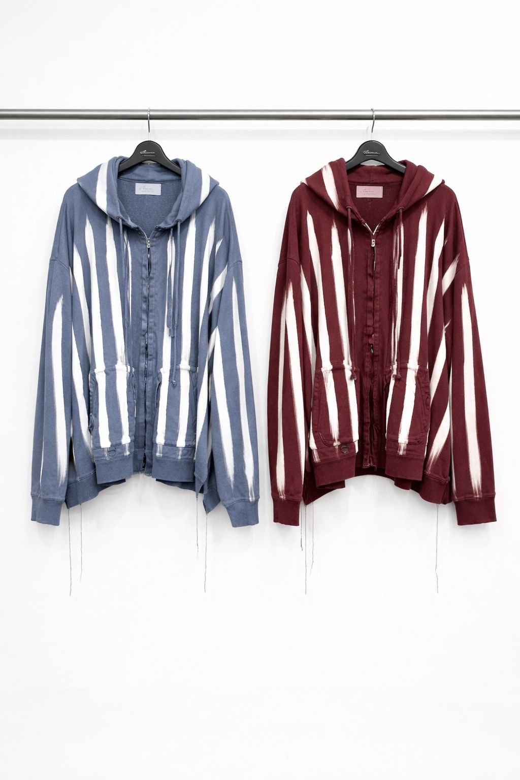 ANARCHY FULL ZIP HOODIE (Charcoal Black, Burgundy, Blue)