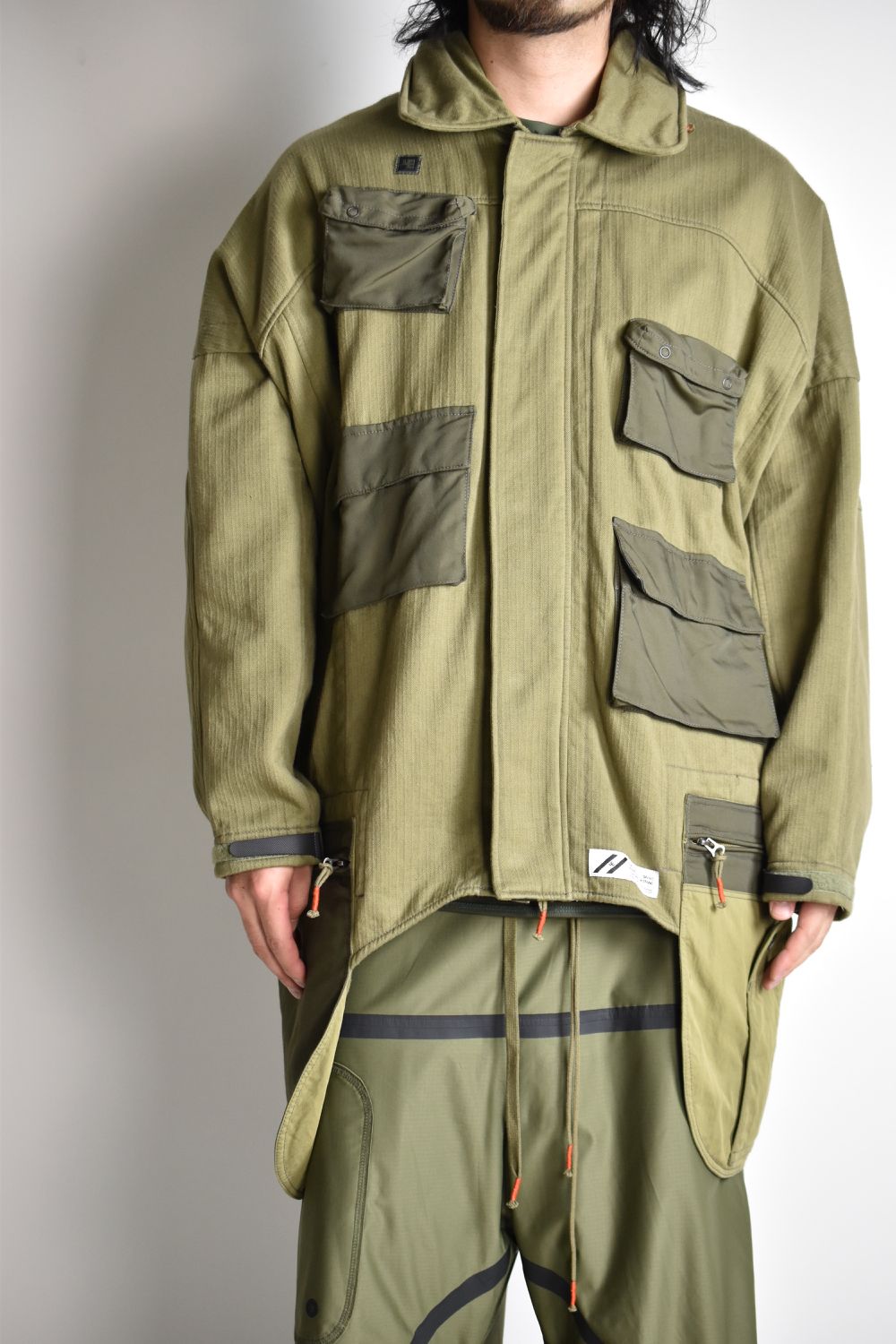 AIRBORNE SMOCK JUMP WIDE JACKET c/#2 KHAKI