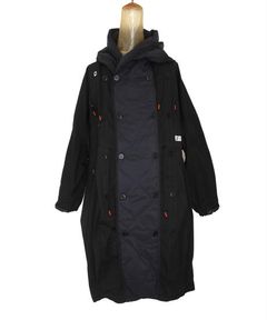 FLIGHT BALLOON WIDE LONG COAT c/#1 BLACK