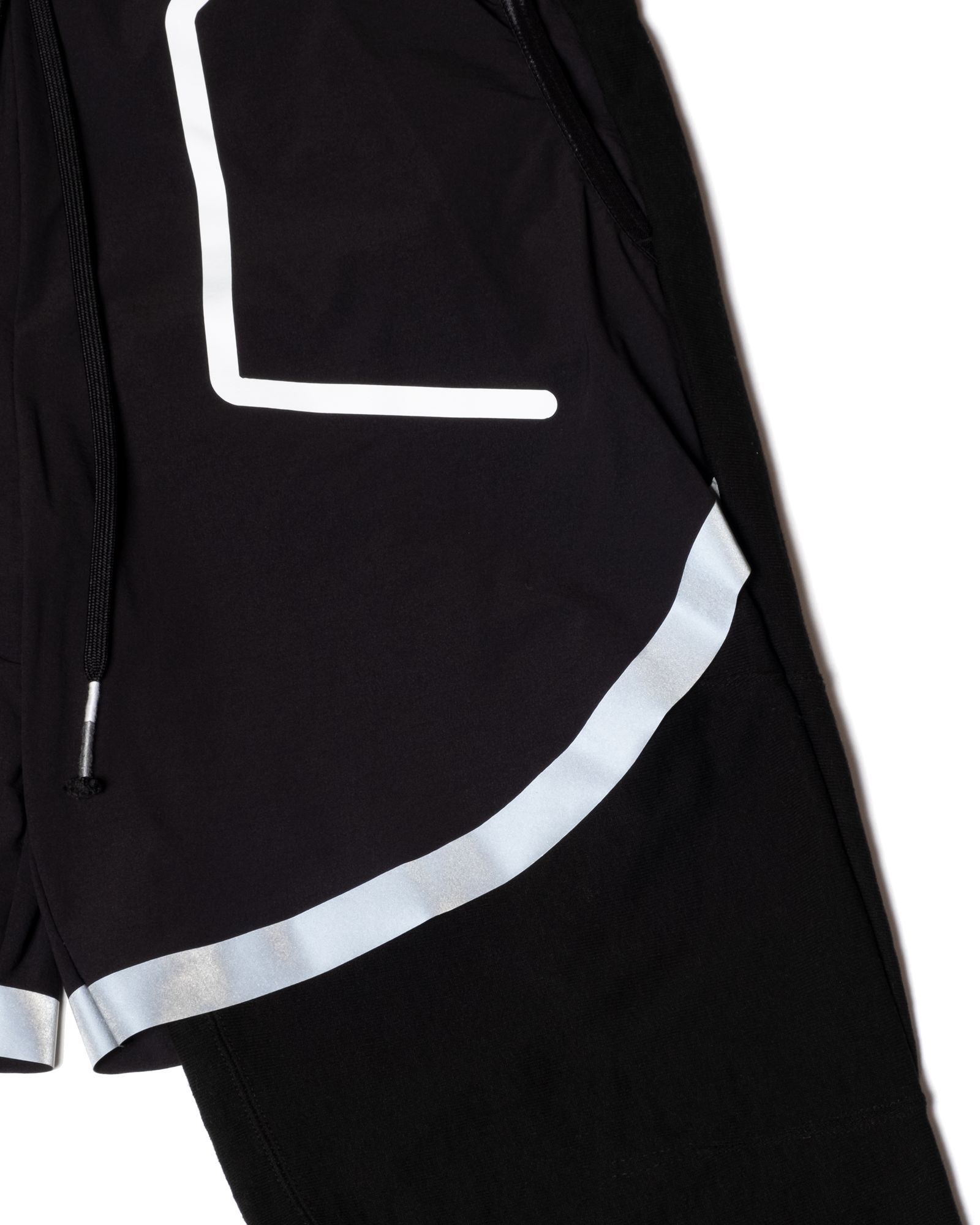 TECH LAYERED JOGGER PANTS / col: BLACK