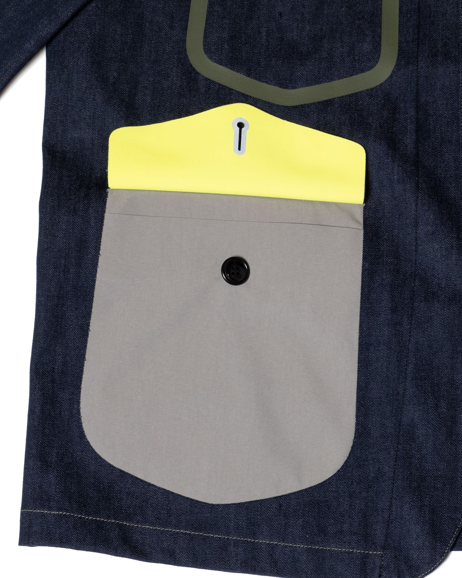 「予約商品」3LAYER LIGHT-DENIM WIDE COVERALL JACKET / col: INDIGO_base
